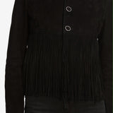 FRAME - The Saddle Jacket -- Black