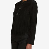 FRAME - The Saddle Jacket -- Black