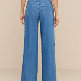 L'AGENCE - Jennings Snap Wide - Leg Jean