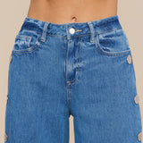 L'AGENCE - Jennings Snap Wide - Leg Jean