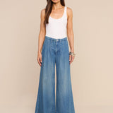 L'AGENCE - Jayani Pleated Wide - Leg Jean
