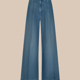 L'AGENCE - Jayani Pleated Wide - Leg Jean