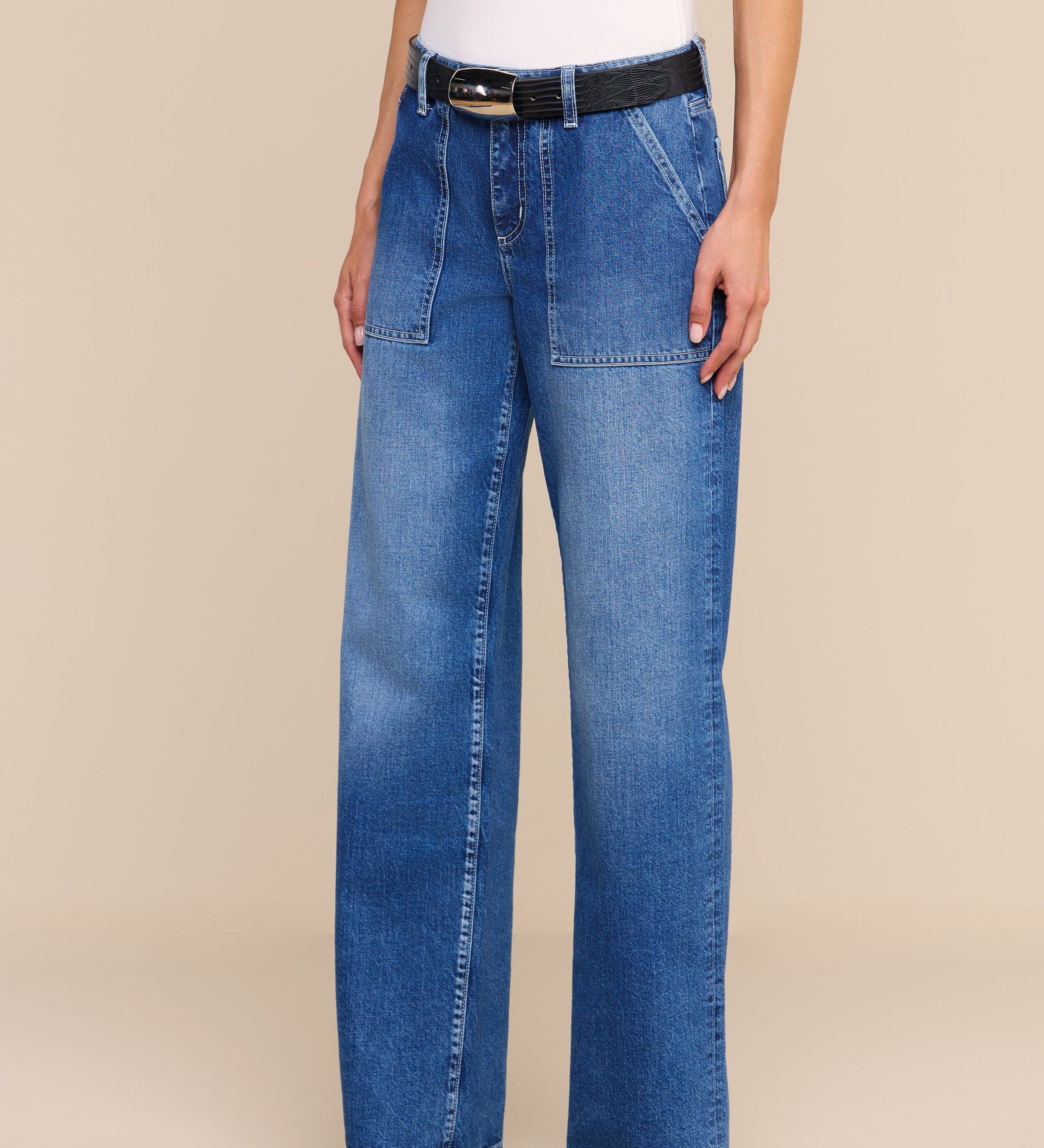L'AGENCE - Christel Wide - Leg Jean