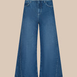 L'AGENCE - Bronte Cropped Wide - Leg Jean