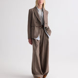 TWP - Two Faced Blazer in Fancy Wool Flannel