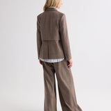TWP - Two Faced Blazer in Fancy Wool Flannel