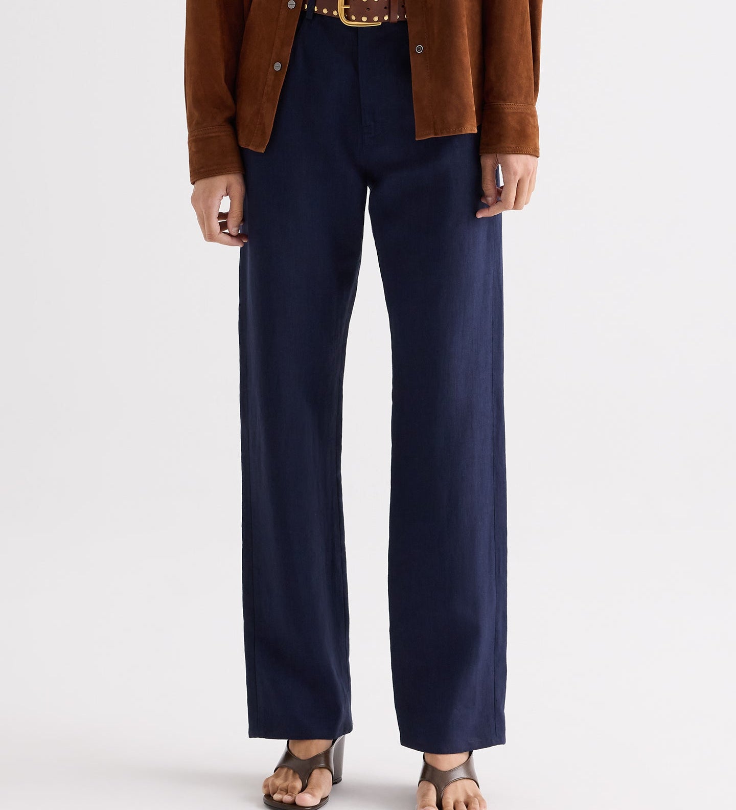 TWP - Kent St Pant in Washed Linen