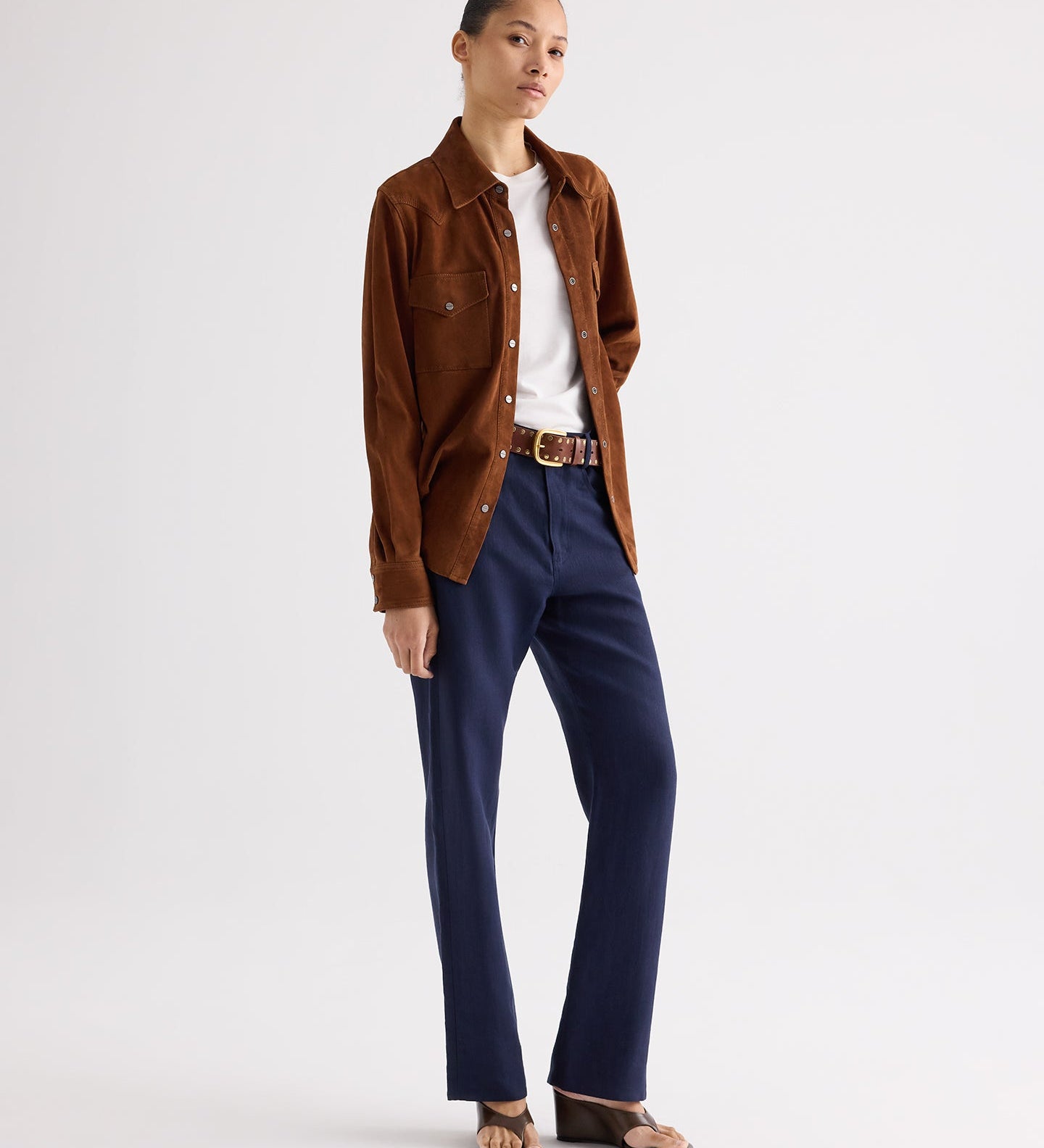 TWP - Kent St Pant in Washed Linen