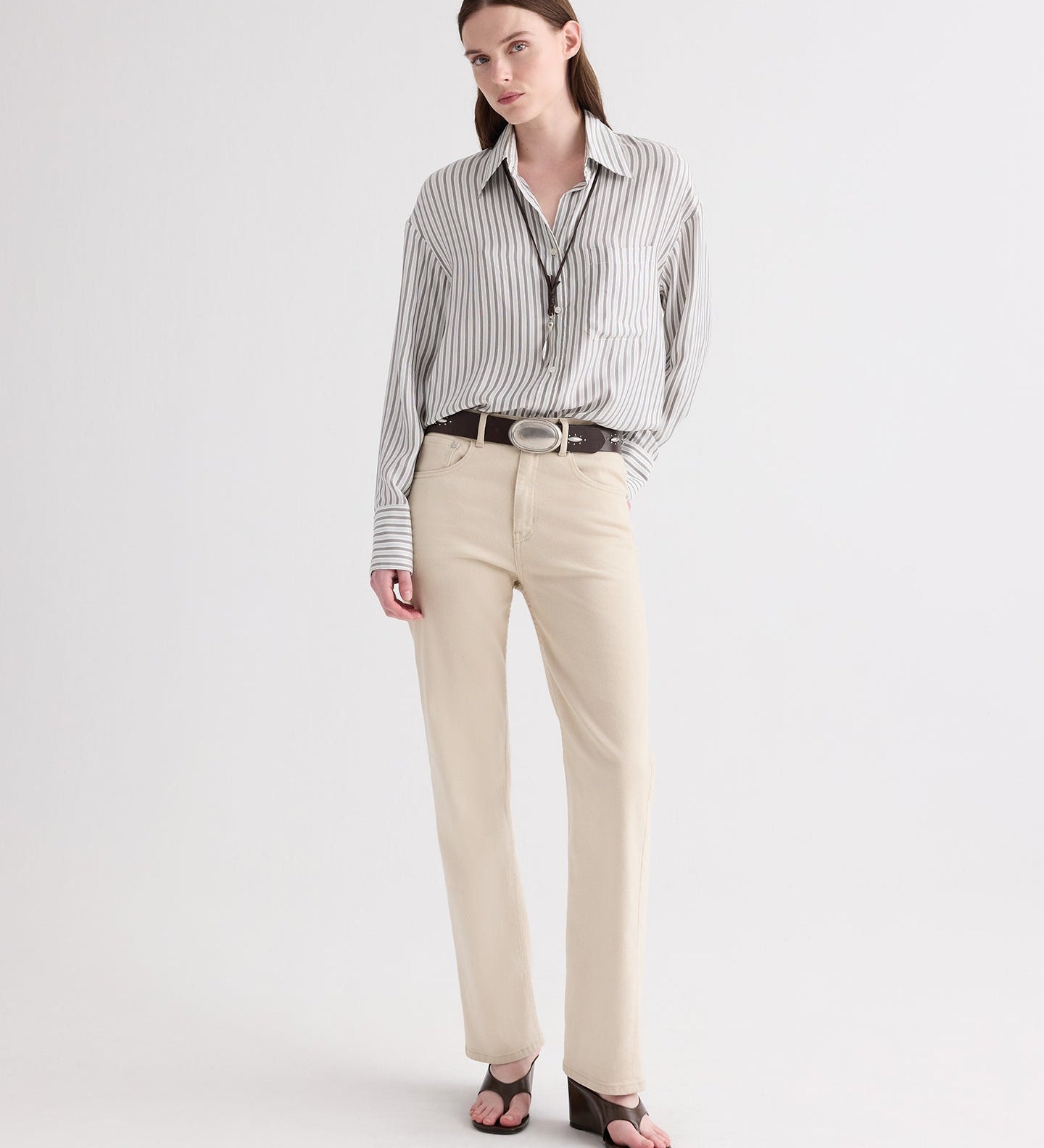 TWP - Kent St Jean in Sandshell Denim
