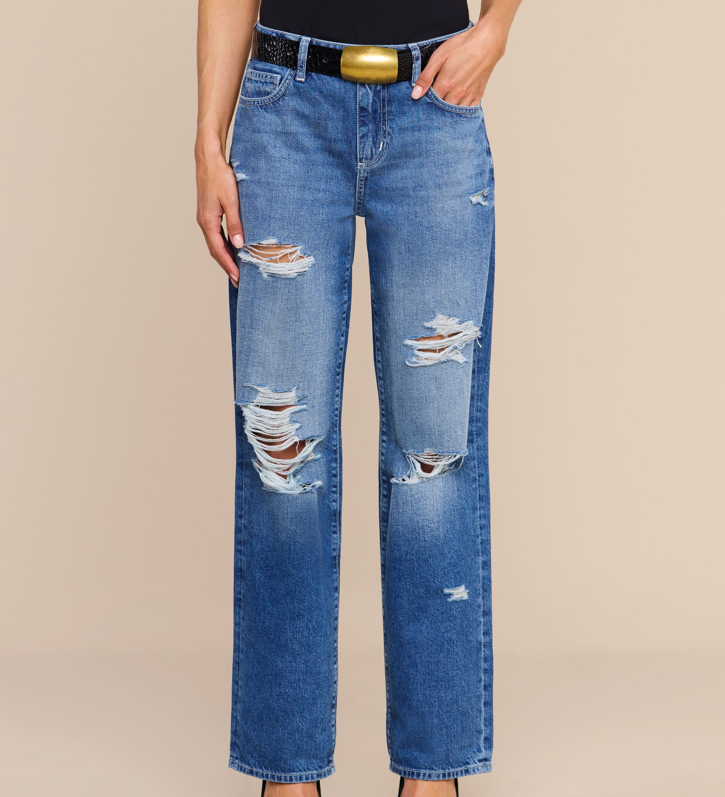 L'AGENCE - Zelda Slouchy Straight Jean