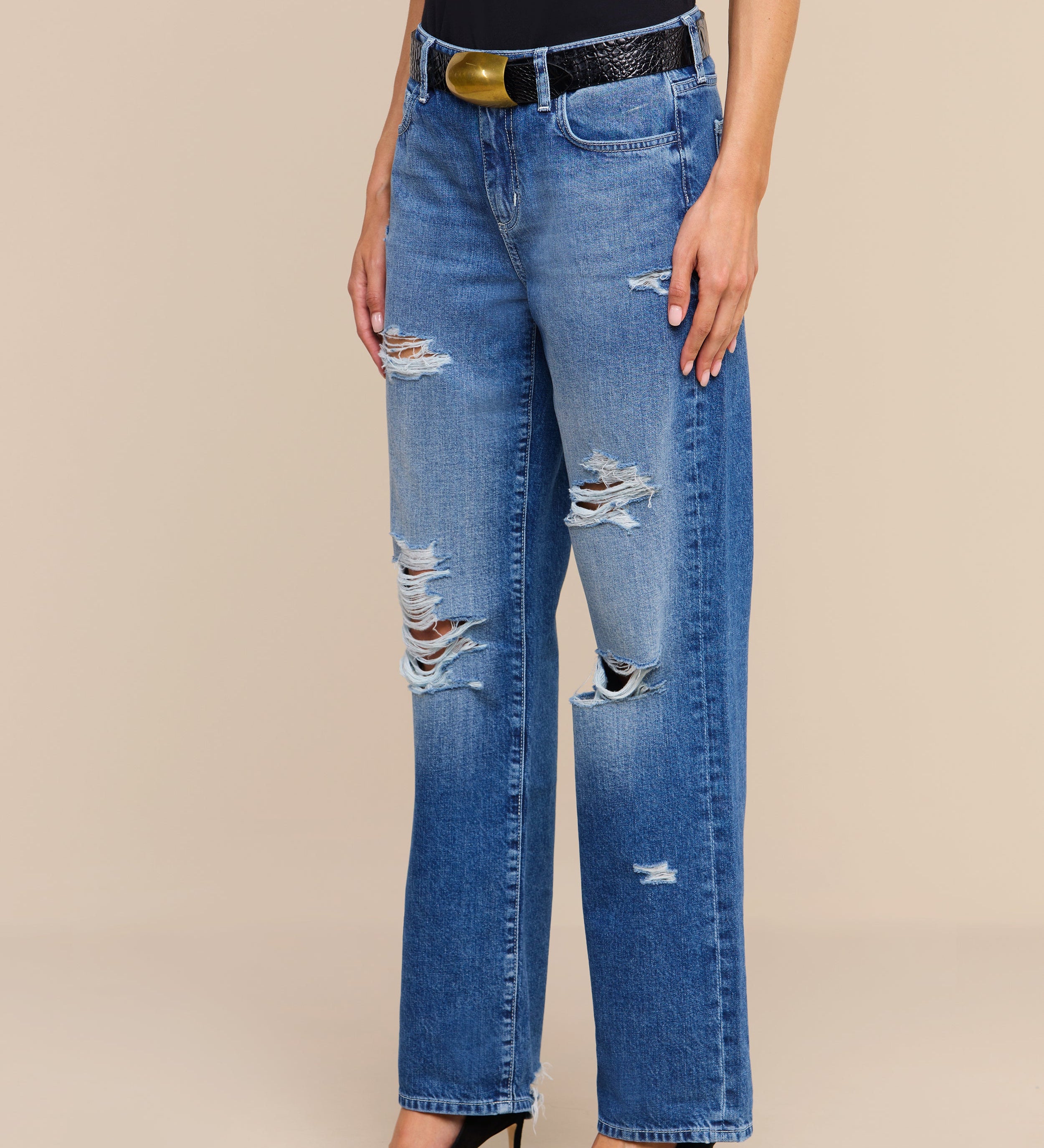 L'AGENCE - Zelda Slouchy Straight Jean