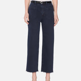 FRAME - The Anchor Pant -- Navy Raw Fray
