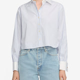 FRAME - The Charles Shirt -- Oxford Blue Multi