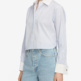 FRAME - The Charles Shirt -- Oxford Blue Multi