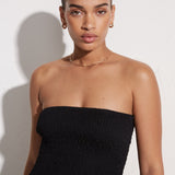 Faithfull - Madella Midi Dress Plain Black - Final Sale