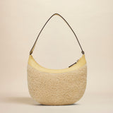 MANU ATELIER - Manu Mini Hobo Banana Shearling