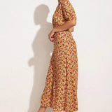 Faithfull - Bellavista Midi Dress La Gomera Floral Print - Final Sale