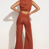 Faithfull - Ottavio Pants Plain Spice - Final Sale