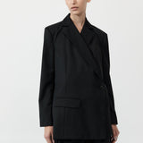 St. Agni - Wrap Blazer - Black