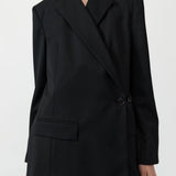 St. Agni - Wrap Blazer - Black