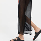St. Agni - Double Buckle Slides - Black