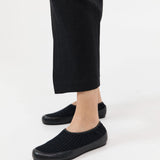 St. Agni - Cotton Grid Flats - Black