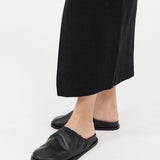 St. Agni - Soft Gathered Mules - Black