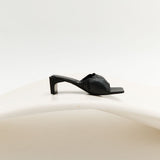 St. Agni - Gathered Block Heel - Black