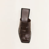 St. Agni - Woven Mules - Chocolate