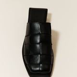 St. Agni - Woven Mules - Black