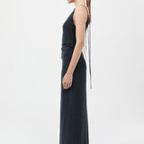 St. Agni - Silk Tuck Dress - Black