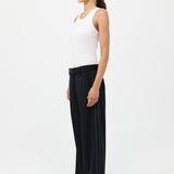 St. Agni - Side Stripe Pants - Black