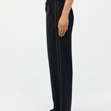 St. Agni - Side Stripe Pants - Black