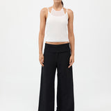 St. Agni - Wide Waistband Pants - Black