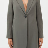 St. Agni - Longline Jacket - Smokey Olive