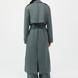 St. Agni - Soft Tailored Trench - Balsam Green