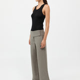 St. Agni - Wide Waistband Pants - Smokey Olive
