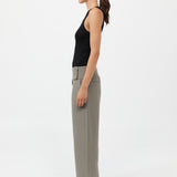 St. Agni - Wide Waistband Pants - Smokey Olive