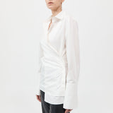 St. Agni - Wrap Shirt - White