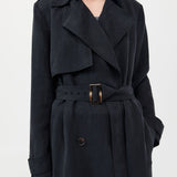 St. Agni - Soft Tailored Trench - Black