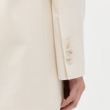 St. Agni - Belt Detail Blazer - Milk