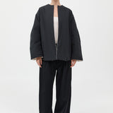St. Agni - Reversible Pillow Jacket - Black/Cloud