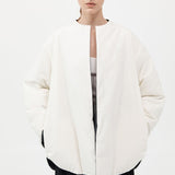 St. Agni - Reversible Pillow Jacket - Black/Cloud
