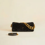 MANU ATELIER - XX Mini Cylinder Black Shearling