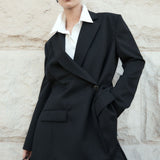 St. Agni - Wrap Blazer - Black
