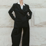 St. Agni - Wrap Blazer - Black