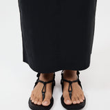 St. Agni - Woven Rope Sandal - Black