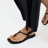 St. Agni - Woven Rope Sandal - Black