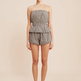 Posse - AURELIA SHORT - GINGHAM
