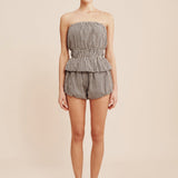 Posse - AURELIA SHORT - GINGHAM